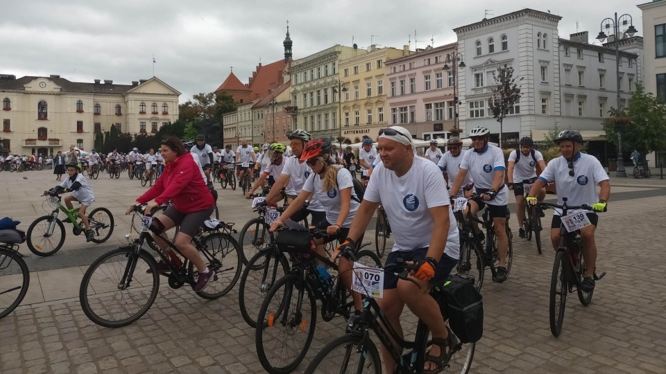 Rajd Opiekuna Podróżników wyruszył ze Starego Rynku w Bydgoszczy/fot. Monika Siwak