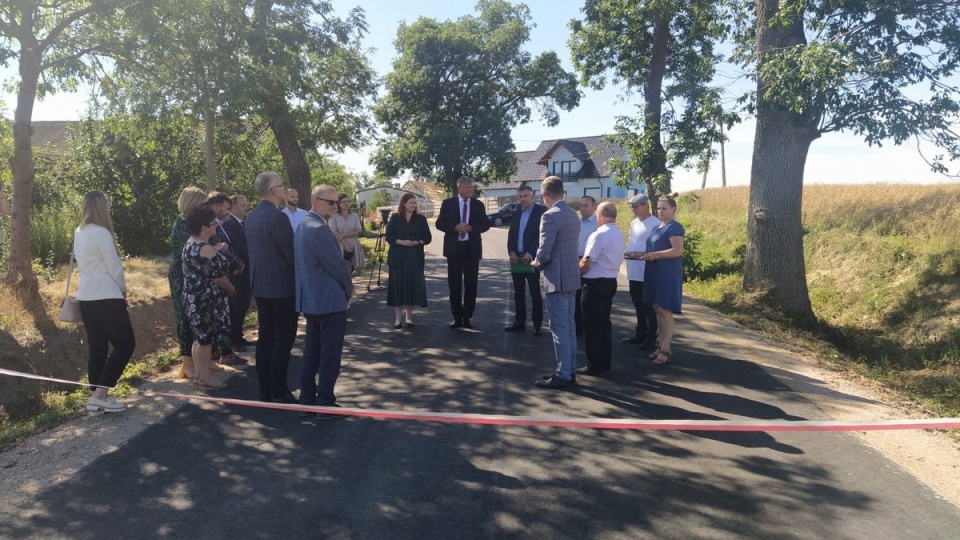 Prawie milion złotych kosztowała przebudowa drogi Buk Pomorski - Świecie nad Osą (powiat brodnicki)/fot. Marcin Doliński