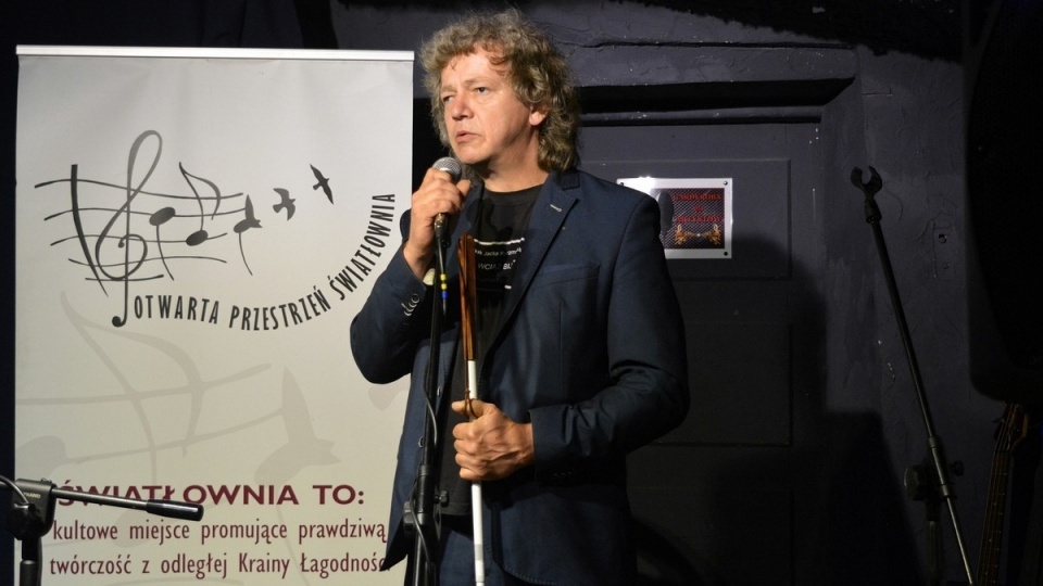 Na koncert zaprasza Grzegorz Dudziński, założyciel i szef Fundacji „Światłownia - Kultura bez barier"./fot. Światłownia