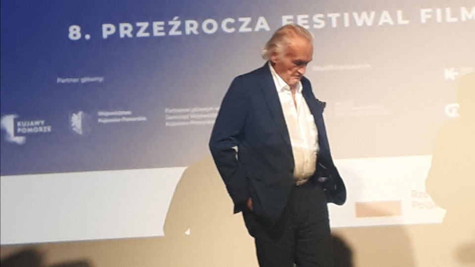 Reżyser Jerzy Skolimowski podczas Festiwalu Filmowego Przeźrocza. Fot. Bogumiła Wresiło/arch. PR PiK