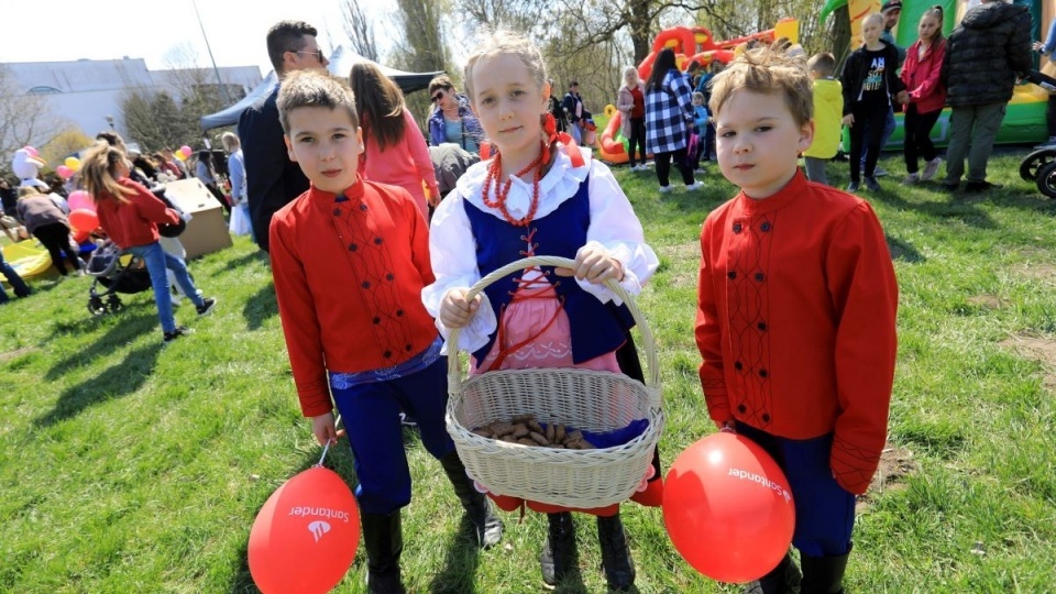 Dzieci z Ukrainy podczas jednego z pikników integracyjnych w regionie/fot. Archiwum
