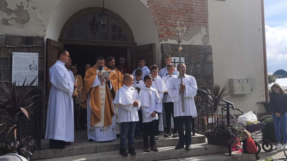 Dożynki parafialne we Włókach. Fot. Ewa Kurzawa