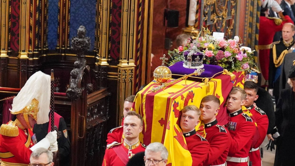 Uroczystości pogrzebowe królowej Elżbiety II w Opactwie Westminsterskim/fot. PAP, EPA