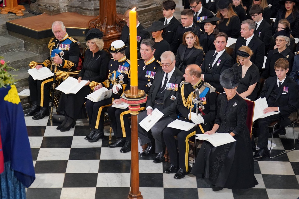 Uroczystości pogrzebowe królowej Elżbiety II w Opactwie Westminsterskim/fot. PAP, EPA
