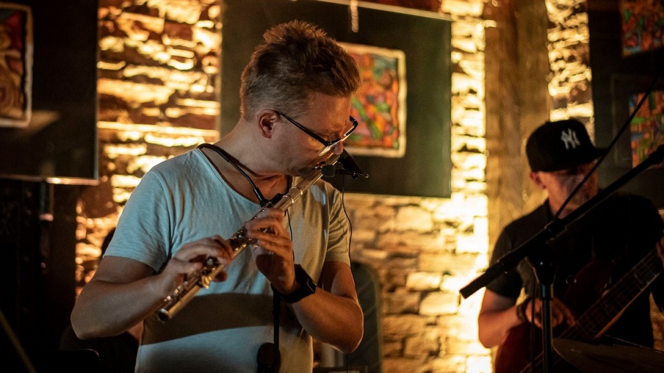 Zespół Theatro Project - Jorgos Skolias & Apostolis Anthimos - zagrali we wrześniu w Hard Rock Pubie Pamela w Toruniu/fot. nadesłane