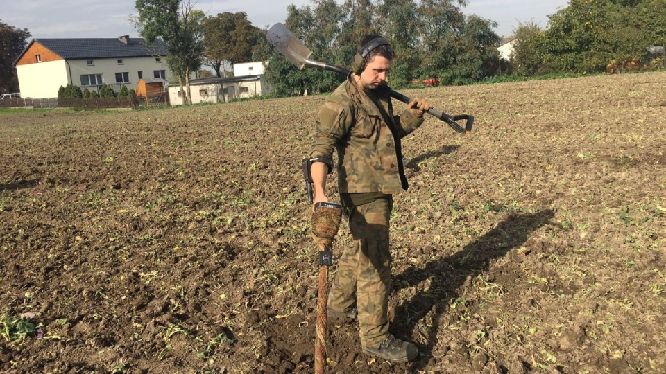 Na poszukiwanie artefaktów związanych z tą batalią wyruszyło około 200 amatorów archeologii/fot. Elżbieta Rupniewska