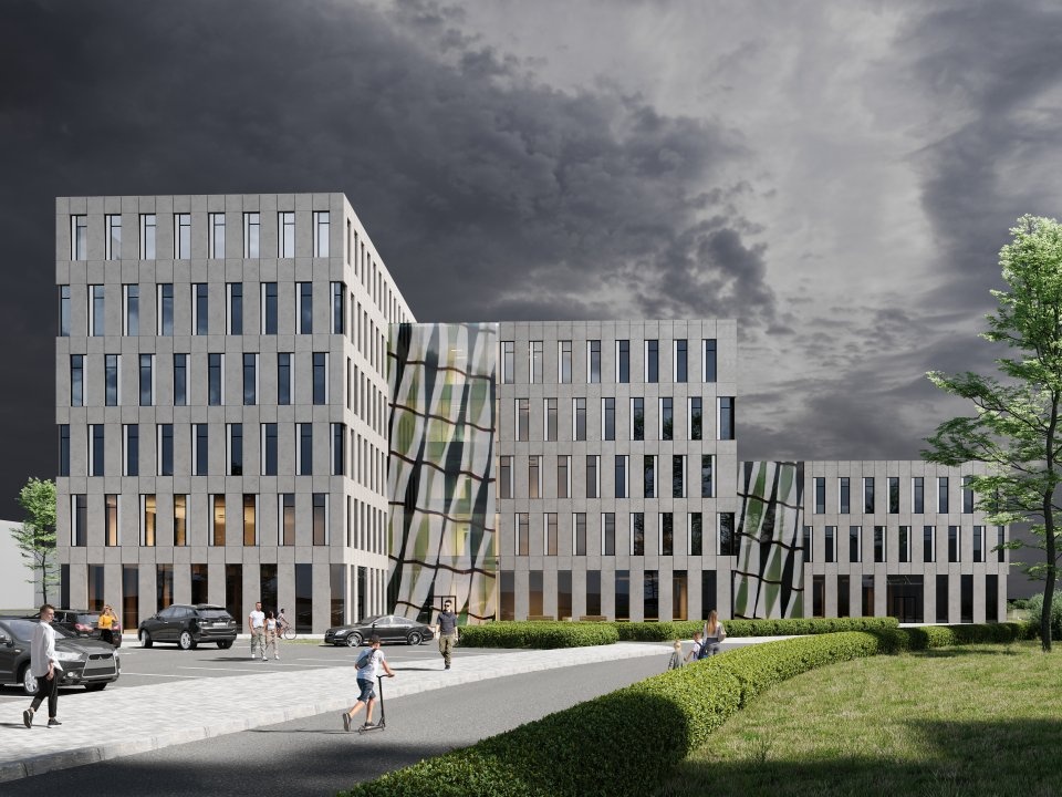 Projekt budynku wznoszonego w ramach Programu Fabryka we Włocławku. Jego autorem jest biuro architektoniczne Pas Projekt./fot. wloclawek.eu