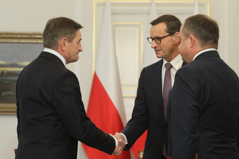 Uroczystość powołania Marka Kuchcińskiego na stanowisko ministra-członka Rady Ministrów/fot. PAP, Paweł Supernak