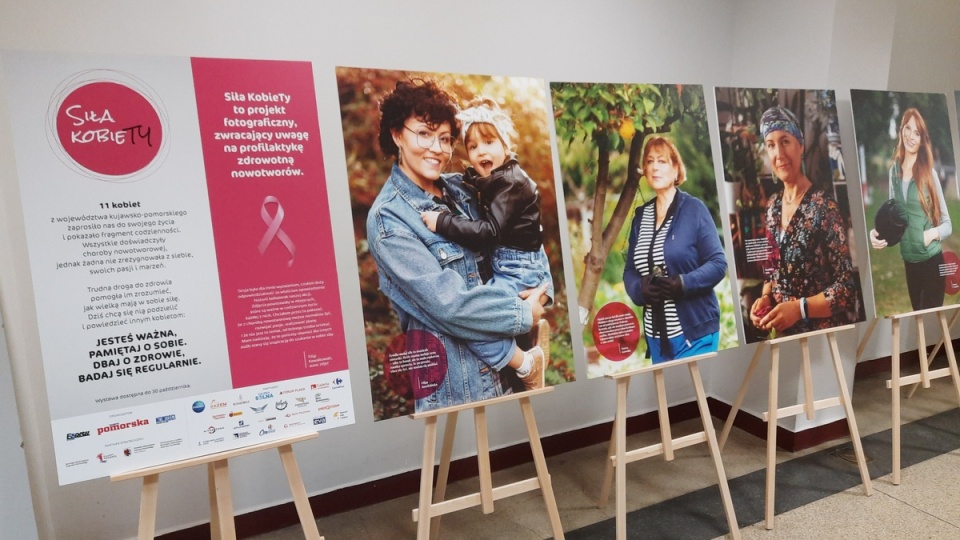 Wystawa jest dostępna na pierwszym piętrze przed salą sesyjną Urzędu Marszałkowskiego do 30 października. Od poniedziałku (24 października) portrety można będzie oglądać także w centrach handlowych w pięciu kujawsko-pomorskich miastach/fot. Monika Kaczyńska