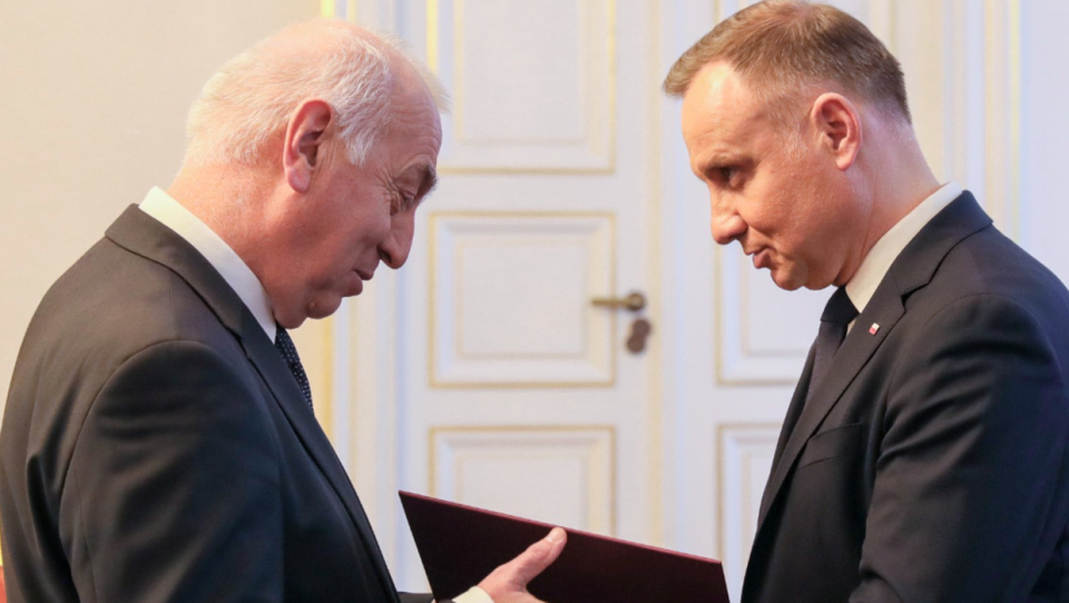 Wiesław Kozielewicz i Andrzej Duda/fot. Marek Borawski, KPRP