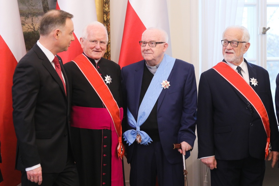 Uroczystości wręczenia odznaczeń państwowych z okazji Narodowego Święta Niepodległości w Belwederze/fot. Paweł Supernak, PAP