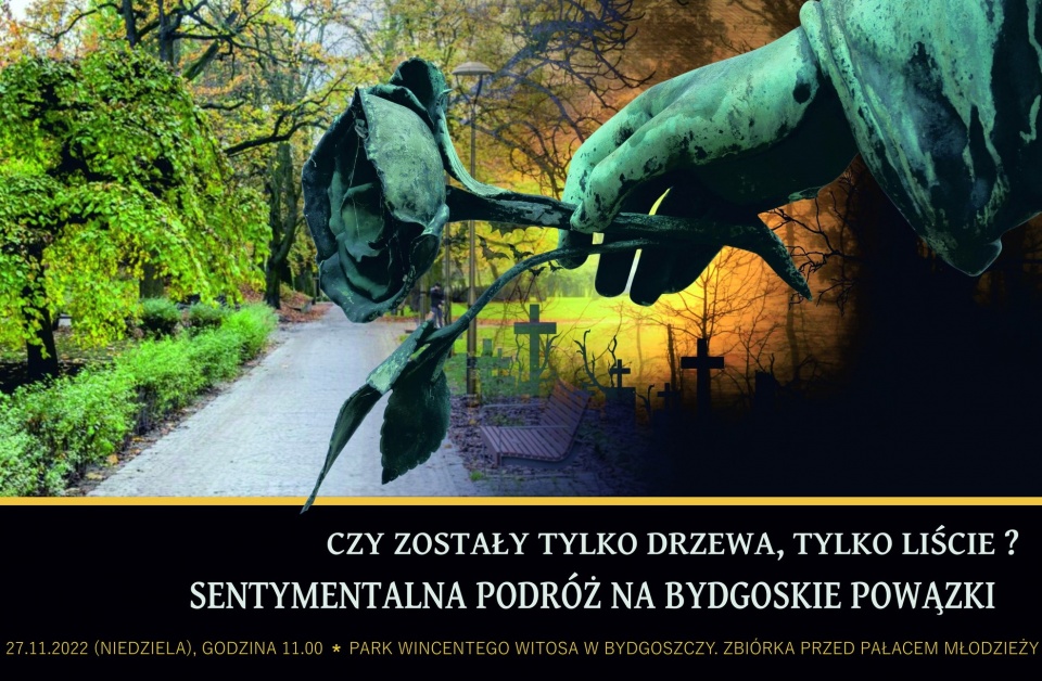 Archeolog Robert Grochowski zaprasza na prywatny spacer po „bydgoskich Powązkach"./fot. Robert Grchowski/Facebook