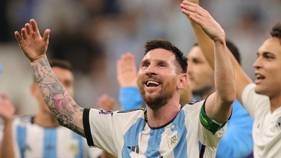 Lionel Messi otworzył wynik tak ważnego dla Argentyny spotkania. Fot.: Friedemann Vogel/PAP