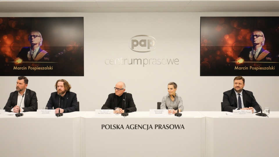 Listę nominowanych w kategoriach: „Obraz", „Słowo", „Muzyka" oraz „Idea" ogłoszono podczas konferencji w Centrum Prasowym PAP w Warszawie/fot. PAP