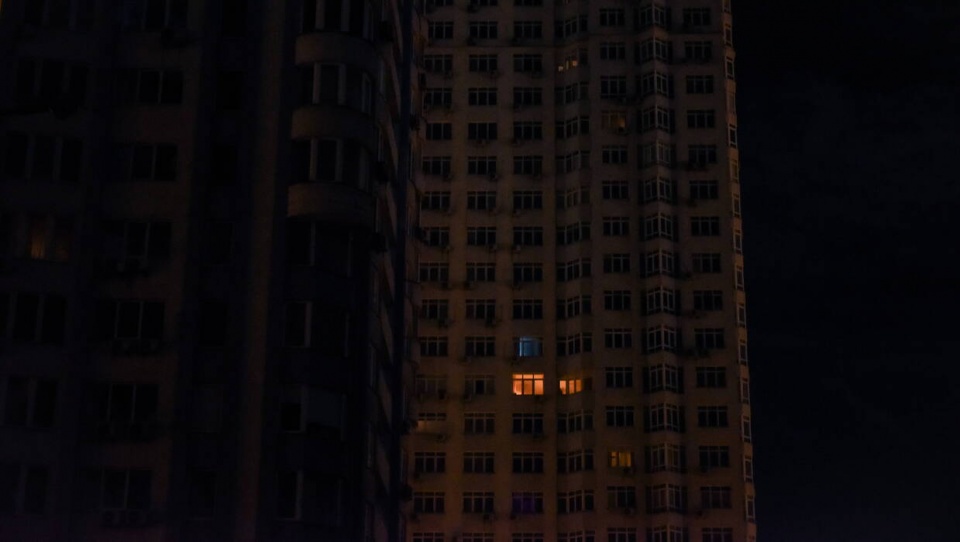 Kijów bez prądu/fot. PAP, EPA