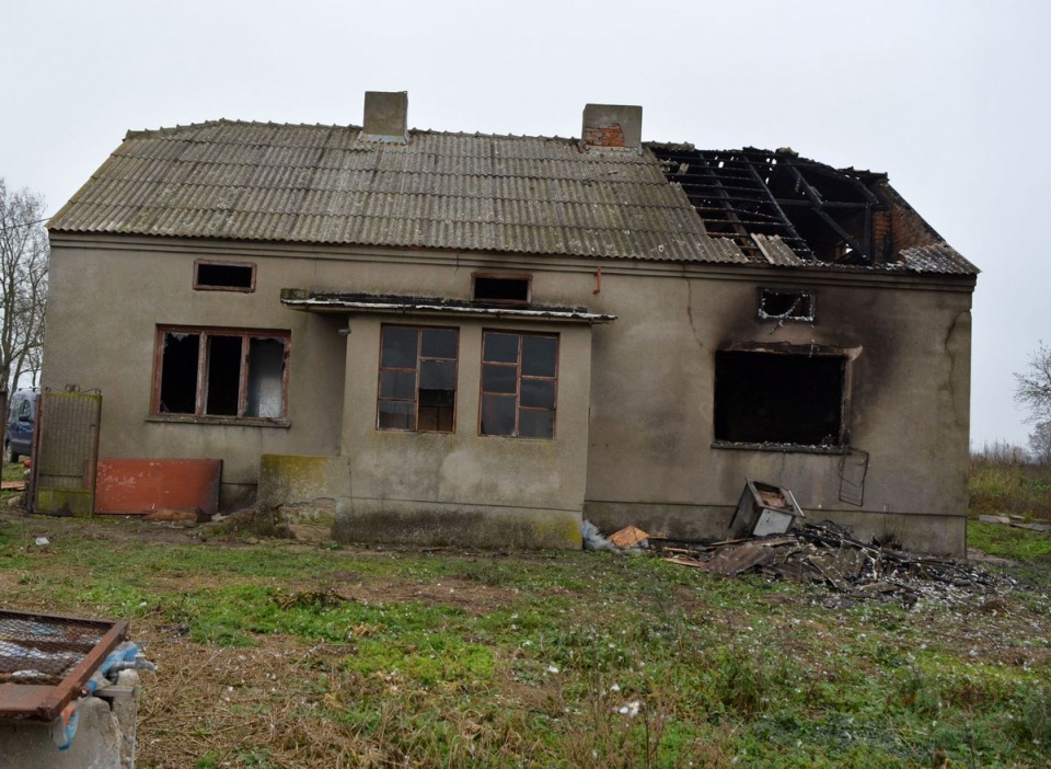 Radziejowscy policjanci zatrzymali podpalacza domu z gminie Piotrków Kujawski/fot. Policja