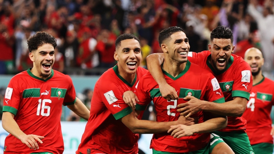 Maroko poszło za ciosem i po udanej fazie grupowej sprawiło kolejną sensację. Fot.: Mohamed Messara/PAP