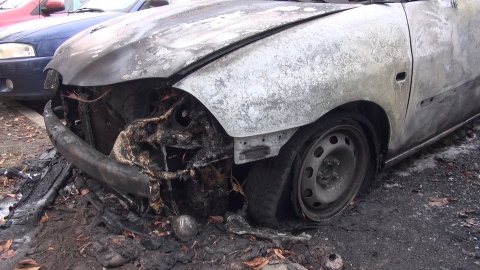 Wraki samochodów po pożarze/fot. jw
