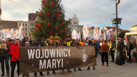 Na ogólnopolskie spotkanie Wojowników Maryi przyjechało kilka tysięcy mężczyzn/fot. Monika Siwak