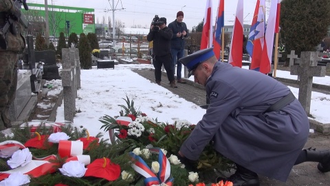 Uroczystości na cmentarzu przy parafii św. Józefa Rzemieślnika. (jw)