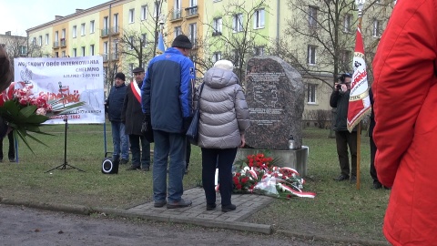 Bydgoskie obchody 40. rocznicy zamknięcia wojskowych obozów internowania. (jw)