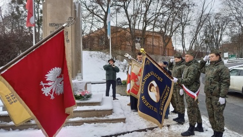 Towarzystwo Miłośników Miasta Bydgoszczy świętuje 100-lecie istnienia. Z tej okazji przy pomniku Najświętszego Serca Pana Jezusa, przy ul. Seminaryjnej zorganizowano specjalną uroczystość./Tatiana Adonis