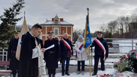 Towarzystwo Miłośników Miasta Bydgoszczy świętuje 100-lecie istnienia. Z tej okazji przy pomniku Najświętszego Serca Pana Jezusa, przy ul. Seminaryjnej zorganizowano specjalną uroczystość./Tatiana Adonis