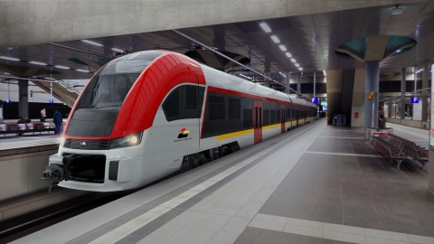 Łódzka Kolej Aglomeracyjna wzbogaci się o cztery nowe pociągi elektryczne. Dostawcą jest PESA Bydgoszcz - największy polski producent pojazdów szynowych. /fot. Pesa