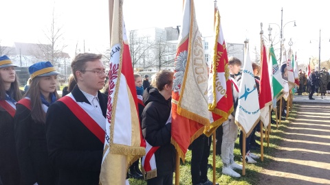 Toruńskie obchody odbyły się pod pomnikiem Żołnierzy Niezłomnych/fot. Michał Zaręba