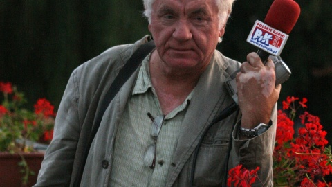 Kadr z radiowego życia śp. Andrzeja Krystka/fot. z archiwum Piotra Walczaka