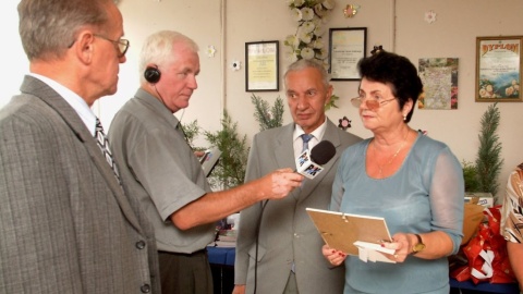 Kadr z radiowego życia śp. Andrzeja Krystka/fot. z archiwum Magdy Jasińskiej/z archiwum Henryka Żyłkowskiego/udostępnione przez „Gazetę Pomorską”