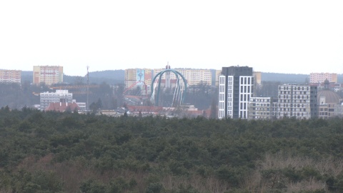 Panorama z tarasu widokowego w Myślęcinku. (jw)