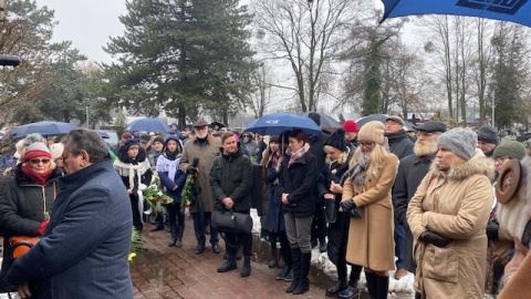 Ceremonia pogrzebowa Andrzeja Krystka./fot. Jarosław Kopeć