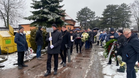 Ceremonia pogrzebowa Andrzeja Krystka./fot. Jarosław Kopeć