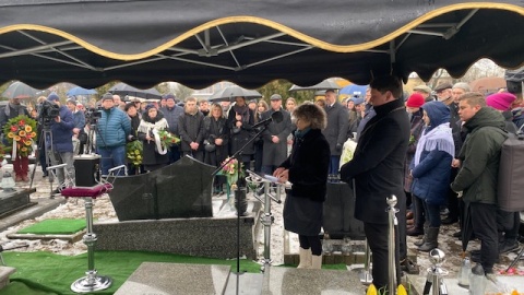 Ceremonia pogrzebowa Andrzeja Krystka./fot. Jarosław Kopeć