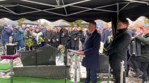 Ceremonia pogrzebowa Andrzeja Krystka./fot. Jarosław Kopeć