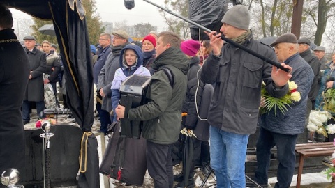 Ceremonia pogrzebowa Andrzeja Krystka./fot. Jarosław Kopeć