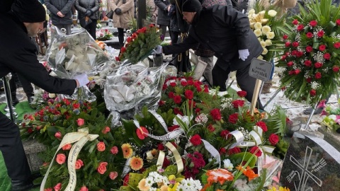 Ceremonia pogrzebowa Andrzeja Krystka./fot. Jarosław Kopeć