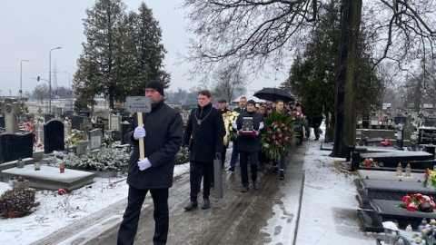 Ceremonia pogrzebowa Andrzeja Krystka./fot. Jarosław Kopeć