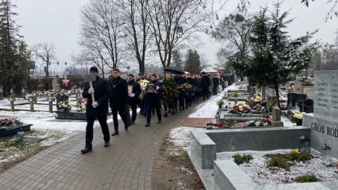 Ceremonia pogrzebowa Andrzeja Krystka./fot. Jarosław Kopeć