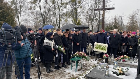 Ceremonia pogrzebowa Andrzeja Krystka./fot. Jarosław Kopeć