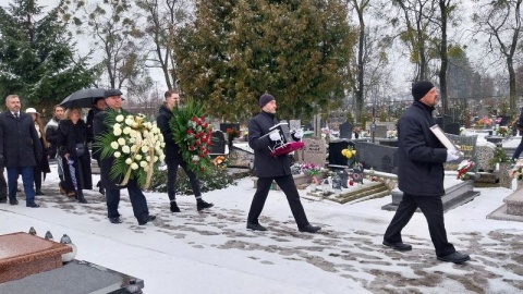 Ceremonia pogrzebowa Andrzeja Krystka./fot. Elżbieta Rupniewska