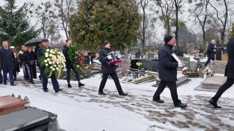 Ceremonia pogrzebowa Andrzeja Krystka./fot. Elżbieta Rupniewska