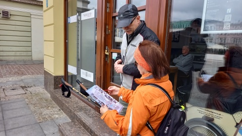 W tegorocznym Marszu na Orientację wzięło udział około 200 osób. Nie brakowało turystów z Torunia i obywateli Ukrainy/Fot. i wideo: Tatiana Adonis