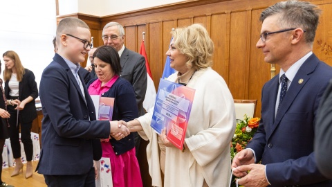 Zakończono XX edycję Regionalnego Konkursu Wiedzy o Samorządzie Terytorialnym/Fot: Szymon Zdziebło/tarantoga.pl dla UMWKP