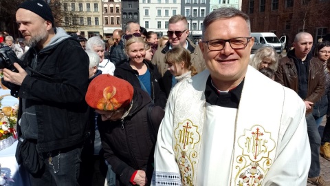 Miejska święconka na Rynku Staromiejskim w Toruniu/fot. Michał Zaręba