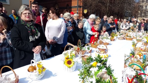 Miejska święconka na Rynku Staromiejskim w Toruniu/fot. Michał Zaręba