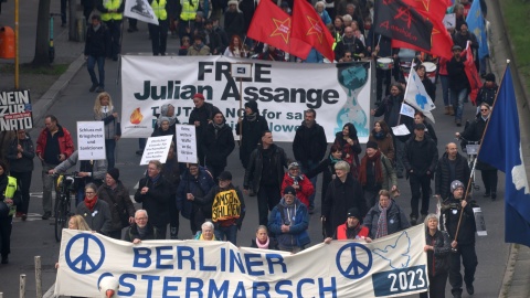 Marsz wielkanocny w Berlinie/fot. Clemens Bilan/PAP/EPA