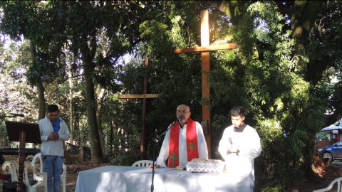 Wielkanoc w Paragwaju. Ksiądz Piotr Szytniewski prowadzi dom nowicjacki michalitów w miejscowości Natalicio Talavera/fot. nadesłane