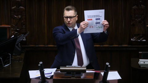 Sejm odrzucił w czwartek wotum nieufności wobec ministra edukacji i nauki Przemysława Czarnka/fot. Leszek Szymański, PAP